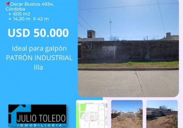 VILLA ADELA: VENDO LOTE DE 600 M2 A MTS DE LA RUTA 20 Y DE CIRCUNVALACION. IDEAL PARA GALPON