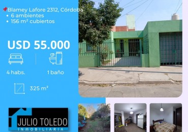 B° ROSEDAL: VENDO CASA DE 4 DORMITORIOS CON AMPLIO PATIO