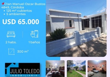 B° VILLA ADELA: VENDO HERMOSA CASA DE 2 DORMITORIOS A 2 CUADRAS RUTA 20