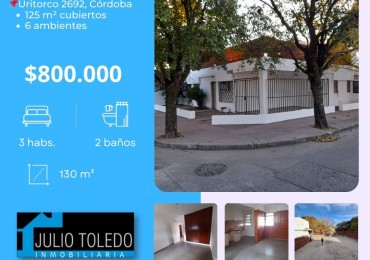 Bo ROSEDAL: ALQUILO CASA DE 3 DORMIORIOS CON 2 BAÑOS Y COCHERA