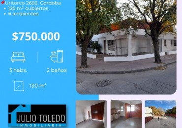 Bo ROSEDAL: ALQUILO CASA DE 3 DORMIORIOS CON 2 BAÑOS Y COCHERA