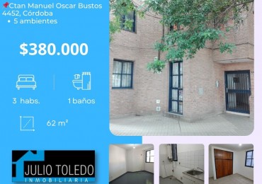 B° VILLA ADELA: ALQUILO DEPTO SENCILLO DE 3 DORMITORIOS DETRAS DEL CPC RUTA 20