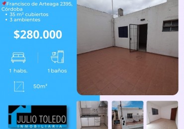 B° VILLA ADELA : ALQUILO DEPTO INTERNO DE 1 DORMITORIO (SIN GAS NATURAL)