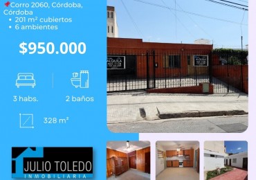 Bo COLINAS V. SARSFIELD: ALQUILO HERMOSA CASA DE 3 DORMITORIOS, CON DEPTO INTERNO DE 1 DORMITORIO (IDEAL GERIATRICO O CONSULTORIOS)